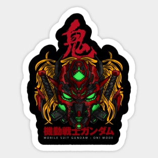 Oni Mecha Sticker